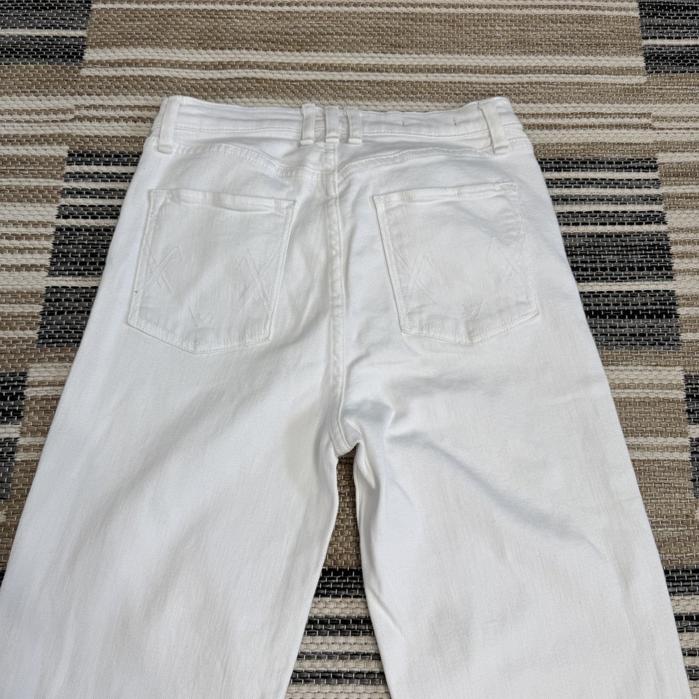 McGuire Jeans Women's‎ White Straight Leg Jeans Frayed Hem Denim Damn Fine Sz 26 - Picture 7 of 16